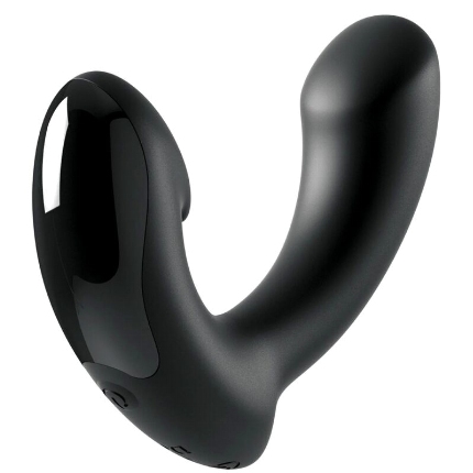 sir richards - black silicone p-point prostate massager