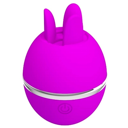 pretty love - vibrador de silicona redondo gemini ball morado