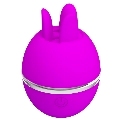 pretty love - vibrador de silicona redondo gemini ball morado