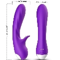 armony - romance vibrator with stimulator purple