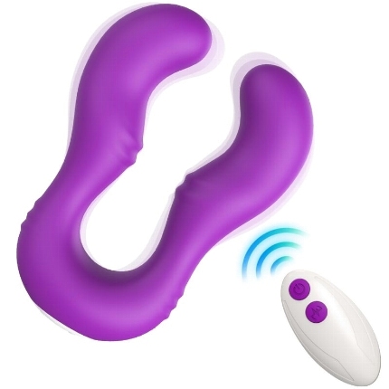 Vibrador Duplo Armony Seraph com Comando Roxo