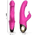 armony - meteror dildo vibrador rabbit rotador fucsia