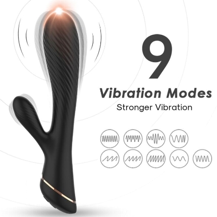 armony - vibrator rabbit silicone black