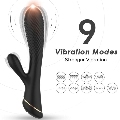 armony - vibrador rabbit silicona negro