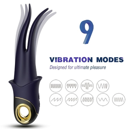 armony - shadow vibrator double-head teasing blue