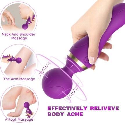 armony - freeza massager vibrator super flexible head purple