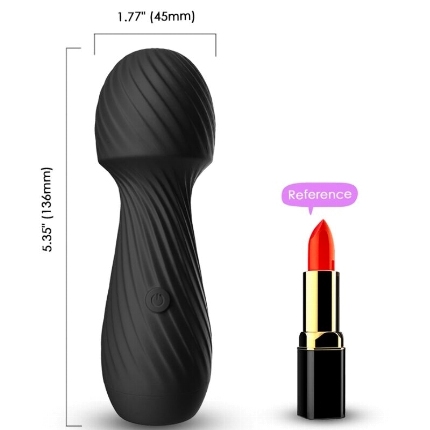 armony - dazzle masajeador vibrador pequeÑo negro