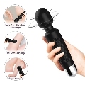 armony - postman massager vibrator super flexible head black