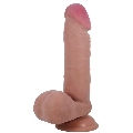 Dildo Realístico Pretty Love Sliding com Ventosa Bege 20,5 cm