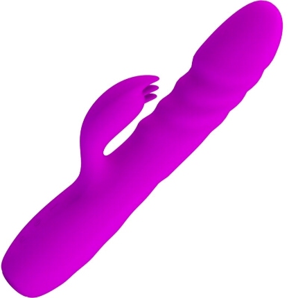 pretty love - melanie purple rechargeable rabbit vibrator