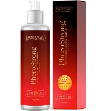 pherostrong - aceite de masaje limited edition para mujer 100 ml