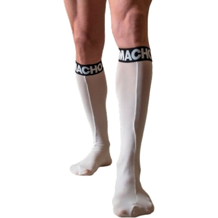 macho - thin socks one size white