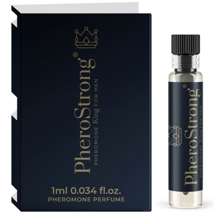 pherostrong - perfume con feromonas king para hombre 1 ml