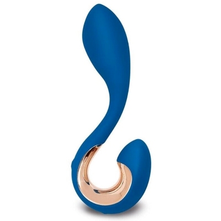 g-vibe - gpop 2 g and p point vibrator indigo blue