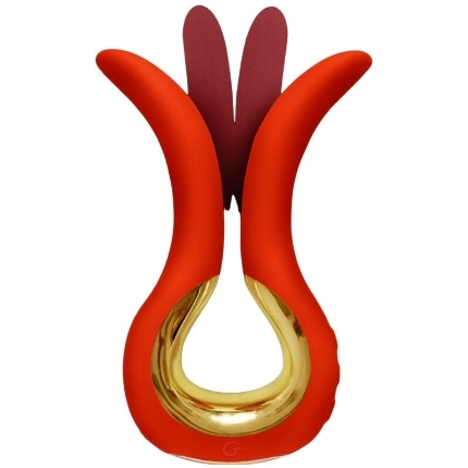 g-vibe - gvibe maxi vibrador con dos puntas flexibles coral