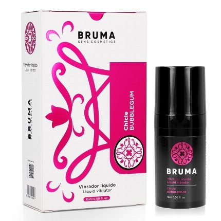 bruma - liquid vibrator ultra sliding bubblegum 15 ml