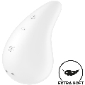 satisfyer - dew drop vibrator lay-on white