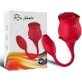 armony - rose licking vibrating de clit vibrator 10 modes red