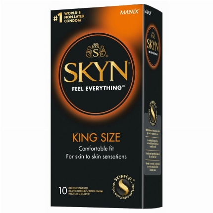 10x Preservativos Skyn Ultra Finos King Size