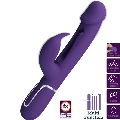 pretty love - kampas rabbit 3 in 1 multifunction vibrator with tongue violet