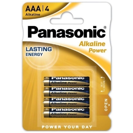 4x Pilhas Panasonic Bronze AAA LR03