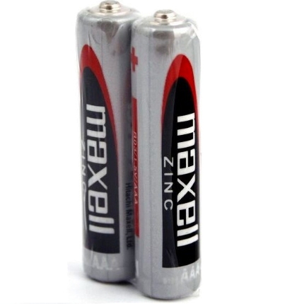 maxell - battery salina manganeso aaa r03 retractil*2