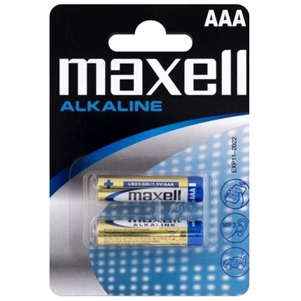 2x Pilhas Maxell Blister AAA LR03