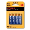 kodak - max alkaline battery aa lr6 blister * 4