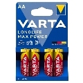 4x Pilhas Varta Max Power AA LR6