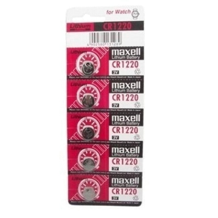 5x Bateria Maxell CR1220 3V