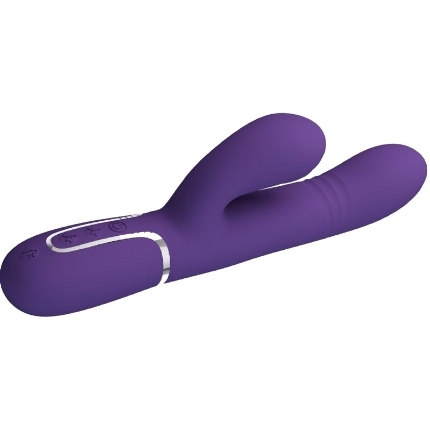 pretty love - vibrador punto g multifunciÓn morado