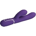 pretty love - vibrador punto g multifunciÓn morado