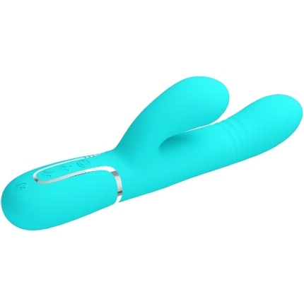 Vibrador Rabbit Pretty Love G-spot Turquesa