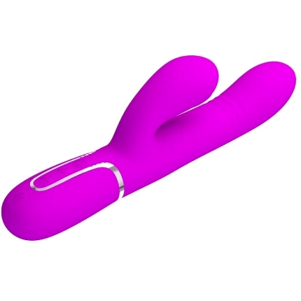 pretty love - vibrador punto g multifunciÓn fucsia