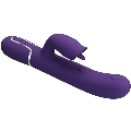 pretty love - vibrador rabbit con licking morado