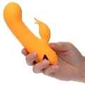 calexotics - montecito muse vibrator rabbit orange by california dreaming