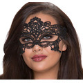 Queen Lingerie Black Lace Mask