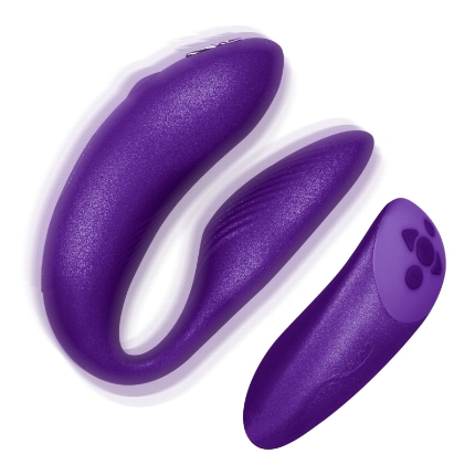 Vibrador para Casais We-Vibe Chorus com Squeeze Control Roxo