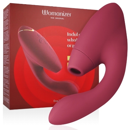 Estimulador de Clítoris Womanizer Duo 2 Burdeos