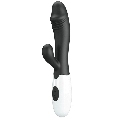 Pretty Love Snappy Black Rabbit Vibrator