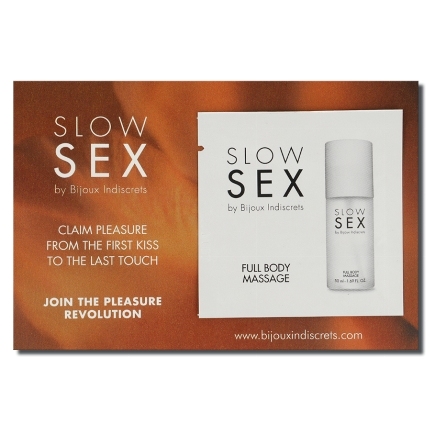 Gel de Masaje Bijoux Slow Sex 2 ml