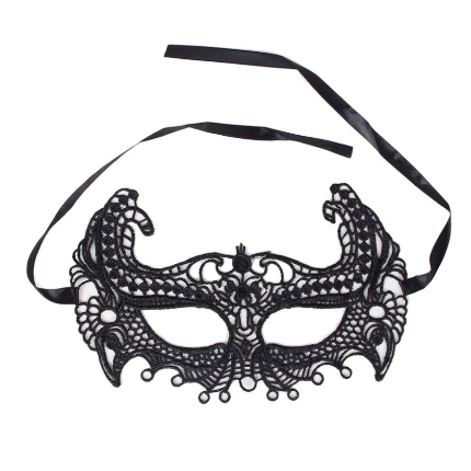 Máscara Queen Lingerie Lacey Preto