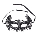 Queen Lingerie Lacey Mask Black