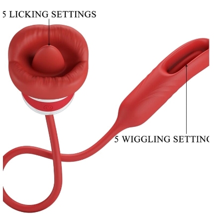 Romance Alyss Clitoral Stimulator with Red Plug