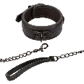 calexotics - nocturnal collar leash leather adjustable black