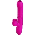 armony - fanny multifunction double tongue vibrator fuchsia heat effect