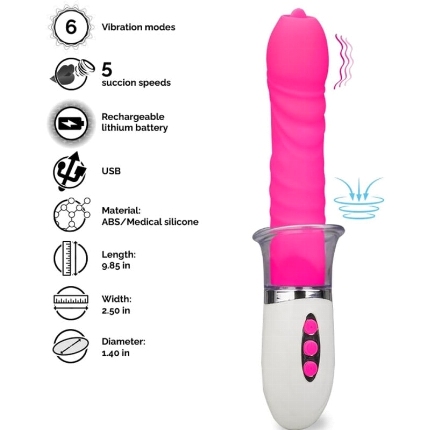 armony - liberty vibrador thrusting con lengua