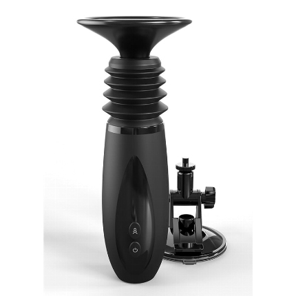 fetish fantasy series - body dock thruster dildo clamp with 7 push modes black