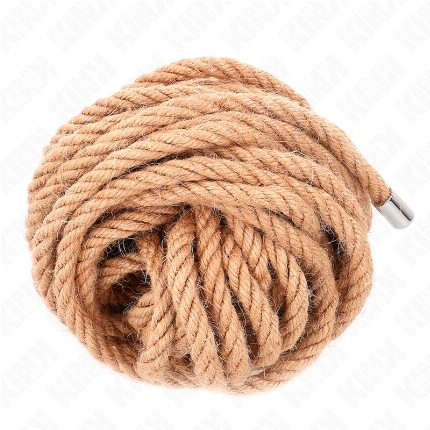 kink - hemp rope with metal head 10 meter