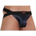 burn - 006 jock brillante azul / negro s